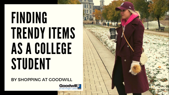 How to score trendy finds at Goodwill as a college student